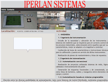 Tablet Screenshot of iperlan-sistemas.com